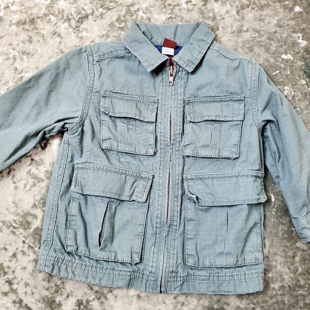 Tea Collection Green Boy's Jacket - Picture 2 of 5